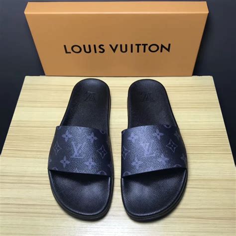 lv men slippers